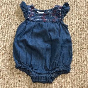 Denim bodysuit